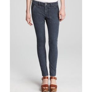 Free People Pin Stripe Denim Jeans